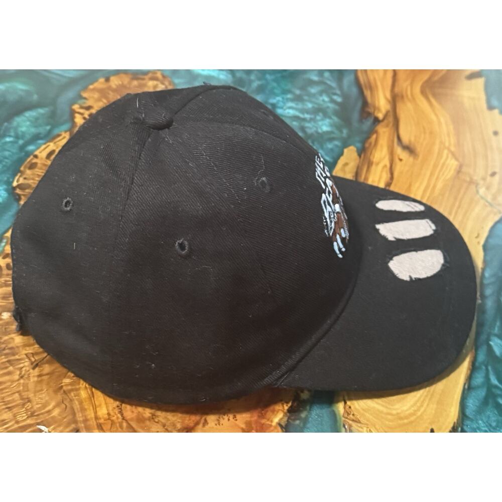 Kings Island The Beast Black Strapback Cap Hat, Amusement Parks Theme - Picture 4 of 6